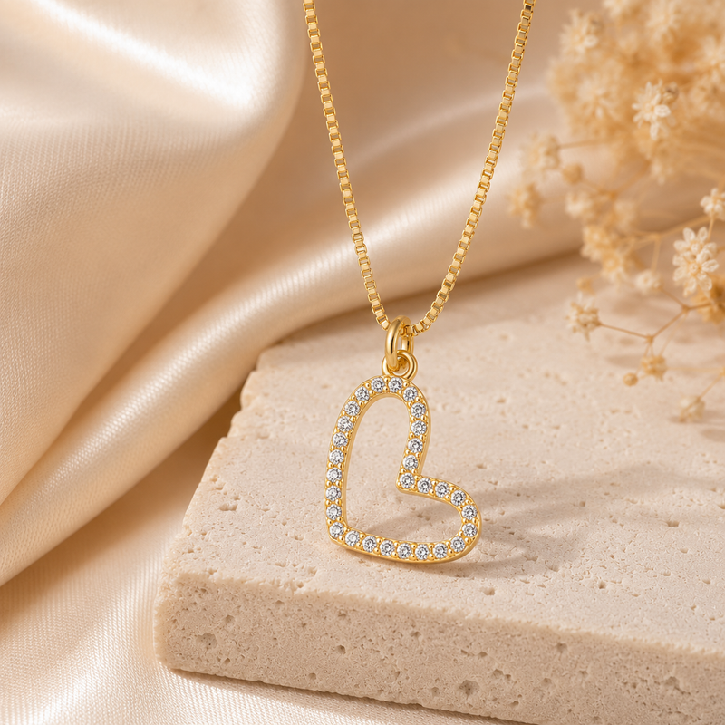 Colar Coração Lumina™ — Elegância que Encanta em Cada Detalhe