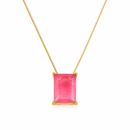 Colar Cristal Rosé Luxe™ — Elegância Feminina Que Encanta