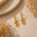 Brinco Encanto Dourado™ — Elegância Delicada que Ilumina Seu Look