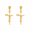 Brinco Jesus Dourado™ — Elegância e Fé em Cada Detalhe
