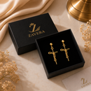 Brinco Jesus Dourado™ — Elegância e Fé em Cada Detalhe