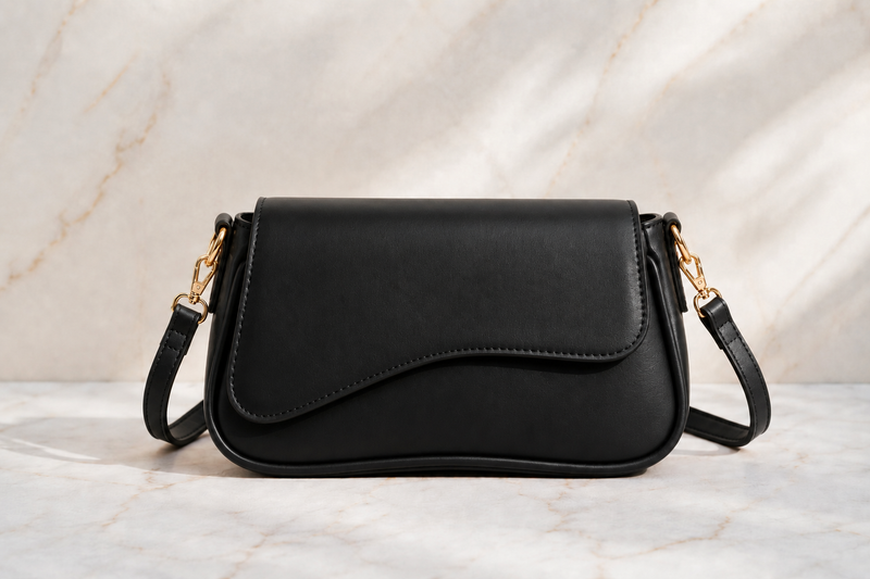 Bolsa Feminina Élora Noir™ — Elegância Sofisticada Que Valoriza Seu Estilo