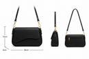 Bolsa Feminina Élora Noir™ — Elegância Sofisticada Que Valoriza Seu Estilo