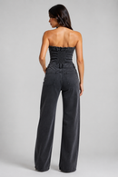 Macacão Jeans Sculpt™ — Elegância que Valoriza Suas Curvas