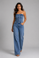 Macacão Jeans Sculpt™ — Elegância que Valoriza