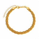 Pulseira Trançada Luxor™ –Elegância Sofisticada em Cada Detalhe