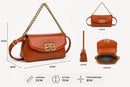 Bolsa Feminina Élora Gold™ — Elegância Refinada Para Mulheres Marcantes