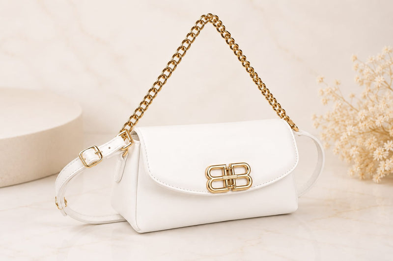 Bolsa Feminina Élora Gold™ — Elegância Refinada Para Mulheres Marcantes